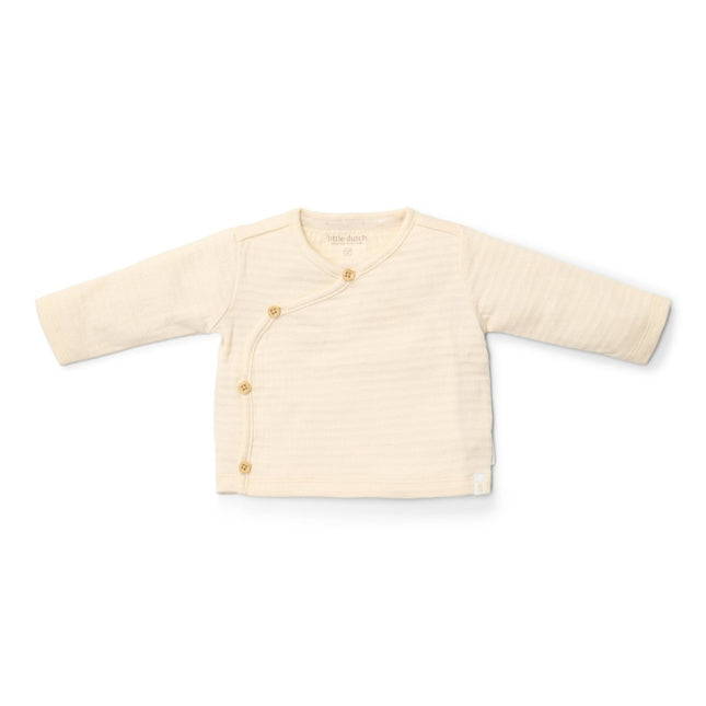 Little Dutch Overslag Shirt Baby Lange Mouw Creme - Babywinkel - 8721122582510