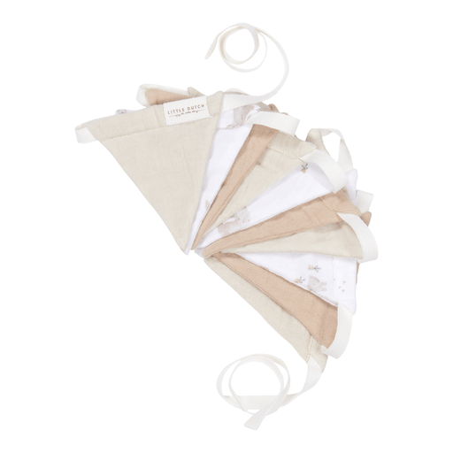 <tc>Little Dutch</tc> Guirlande Hydrophile Blanc Beige Baby Bunny