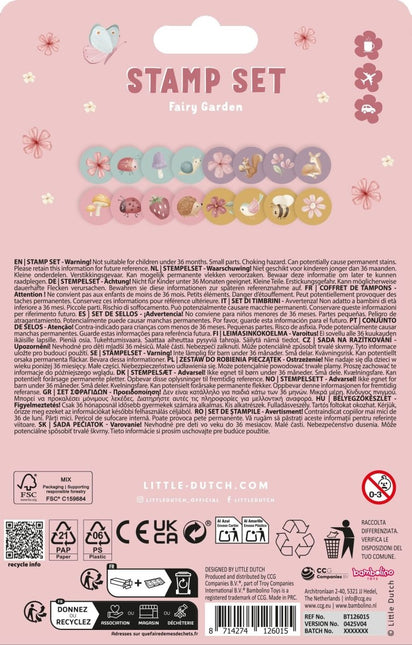 Little Dutch Stempelset Fairy Garden 12St koop je bij Babywinkel