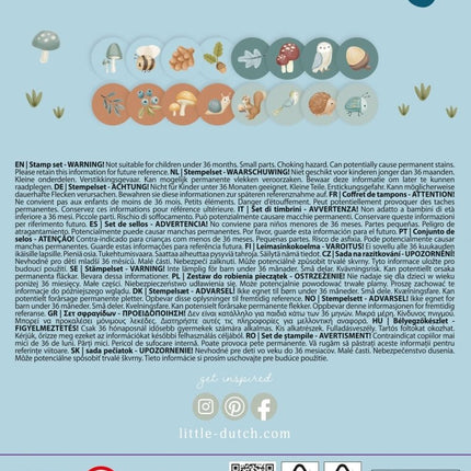 Little Dutch Stempelset Forest Friends 12St koop je bij Babywinkel