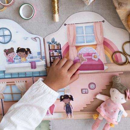 Little Dutch Stickerboek Rosa Herbuikbaar koop je bij Babywinkel
