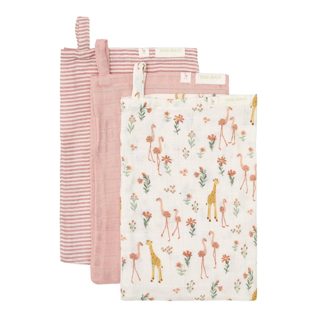 Little Dutch Washandje Blooming Safari 3St koop je bij Babywinkel