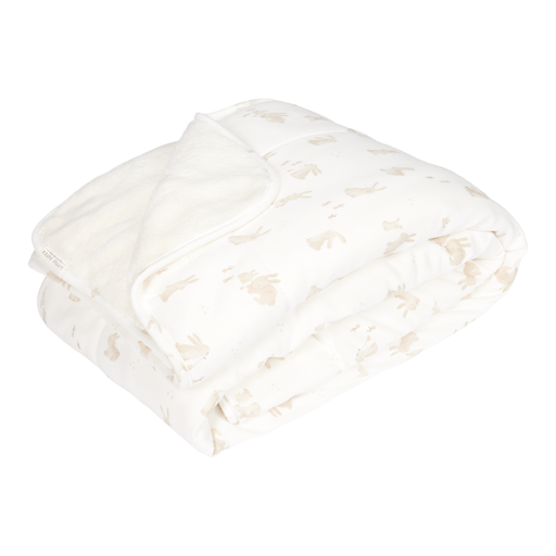 <tc>Little Dutch</tc> Couverture de berceau Blanche Baby Bunny