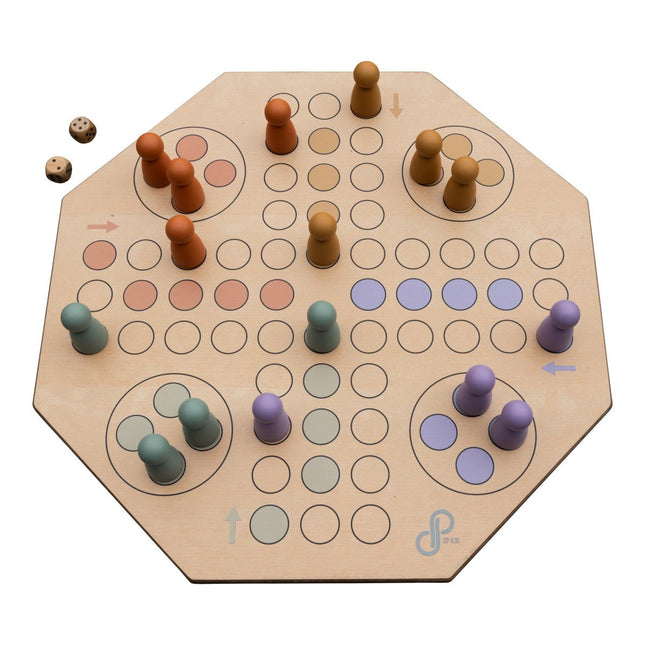 JeP Kids Bordspel Houten Ludo koop je bij Babywinkel