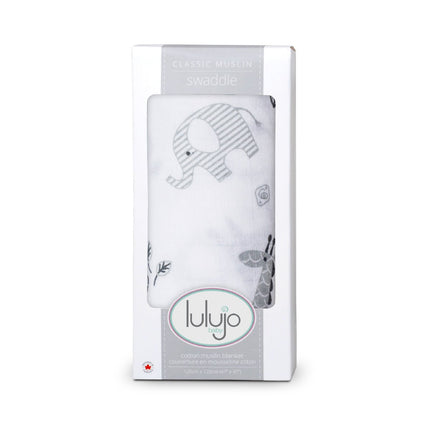 Lulujo Hydrofiele Doek Afrique Katoen 120x120cm koop je bij Babywinkel