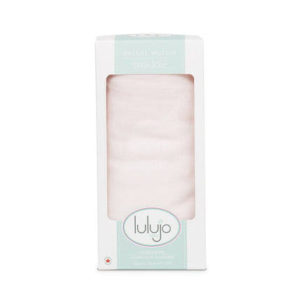 Lulujo Hydrofiele Doek Pink 120x120cm koop je bij Babywinkel