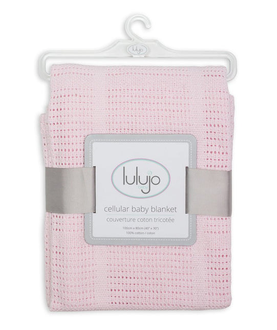 Lulujo Wiegdeken Cellular Pink - Lulujo - Babywinkel - 628233457516