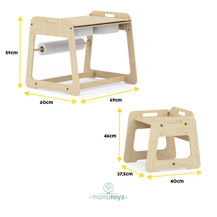 Mamatoyz Kindertafel Set koop je bij Babywinkel