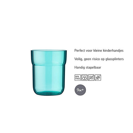 Mepal Kinderbeker Mio 250ml Deep Turquoise - Mepal - Babywinkel - 8711269993355
