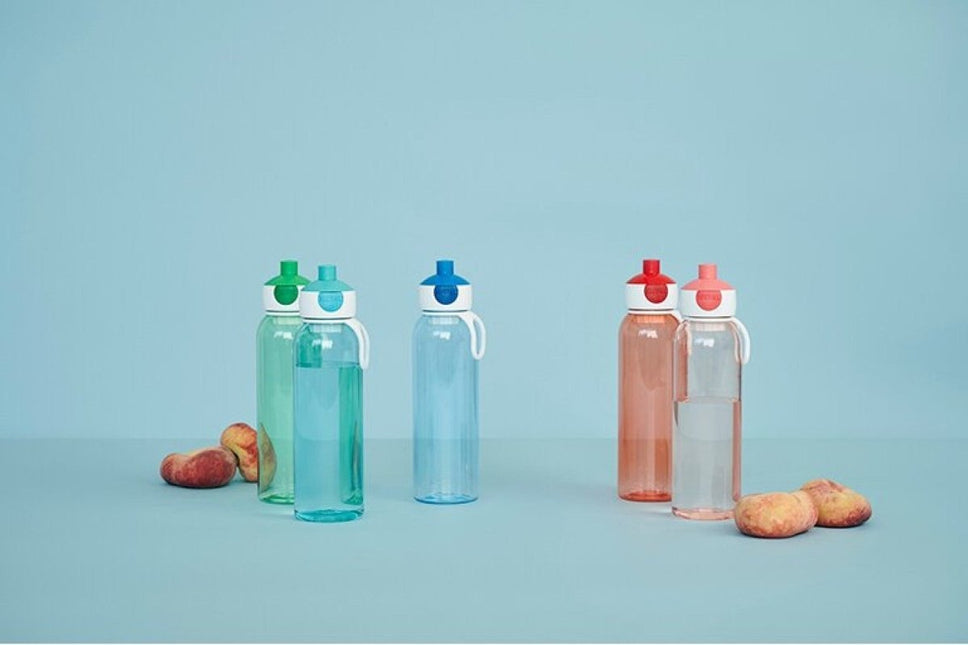 Mepal Waterfles Kind Pop - Up Campus 500ml Turquoise - Mepal - Babywinkel - 8711269949642