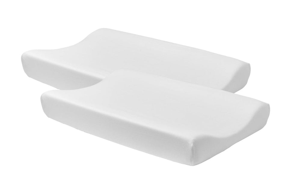 Meyco Aankleedkussenhoes Basic Jersey Wit 2st - Meyco - Babywinkel - 4054703862003