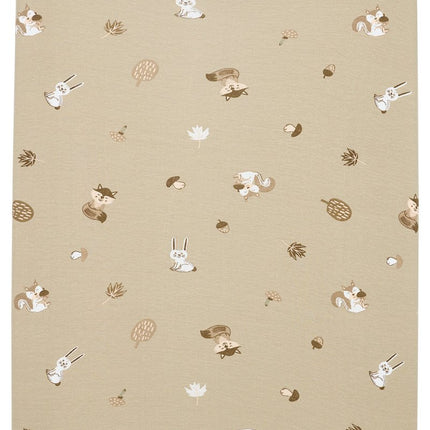 Meyco Aankleedkussenhoes Forest Animals Sand 50X70cm - Meyco - Babywinkel - 4054703056013