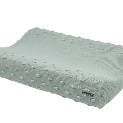 Meyco Aankleedkussenhoes Knots Stone Green - Meyco - Babywinkel - 4054703763539
