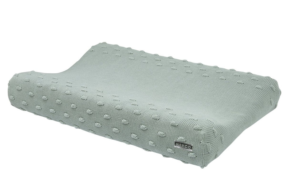Meyco Aankleedkussenhoes Knots Stone Green - Meyco - Babywinkel - 4054703763539