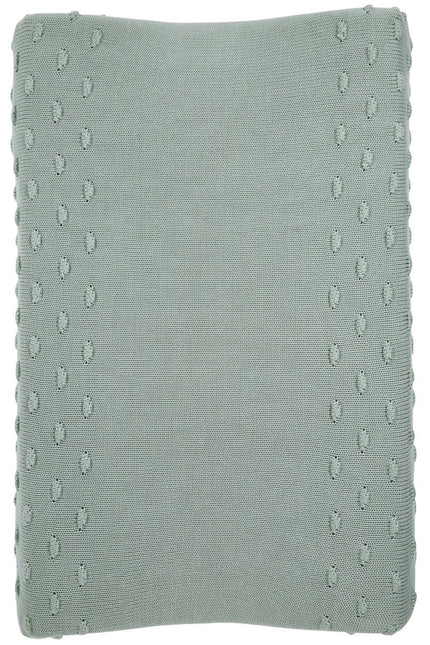 Meyco Aankleedkussenhoes Knots Stone Green - Meyco - Babywinkel - 4054703763539
