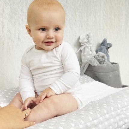 Meyco Aankleedkussenhoes Little Dots Grijs - Meyco - Babywinkel - 4054703216059