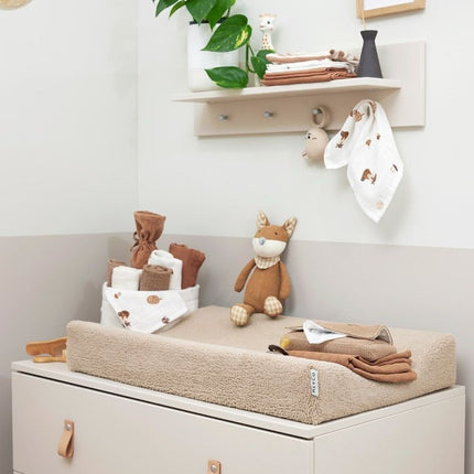 Meyco Aankleedkussenhoes Teddy Sand 50X70cm koop je bij Babywinkel