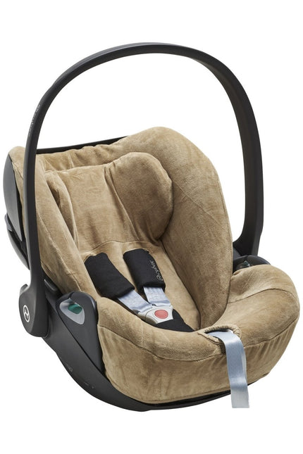 Meyco Autostoelhoes Groep 0 Cloud - Z Velvet Taupe - Meyco - Babywinkel - 4054703524178