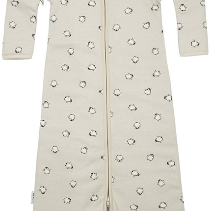 Meyco Baby Penguin Baby Slaapzak Met Afritsbare Mouwen Soft Sand - Meyco - Babywinkel - 4054703823639