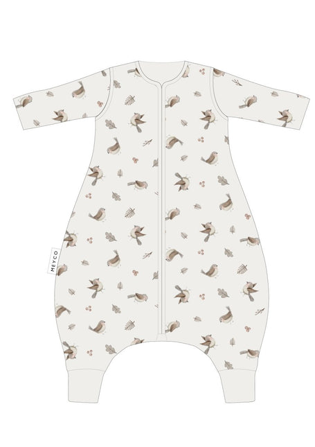 Meyco Baby Robin Baby Winter Slaapoverall Jumper Met Vaste Mouw Multicolour koop je bij Babywinkel