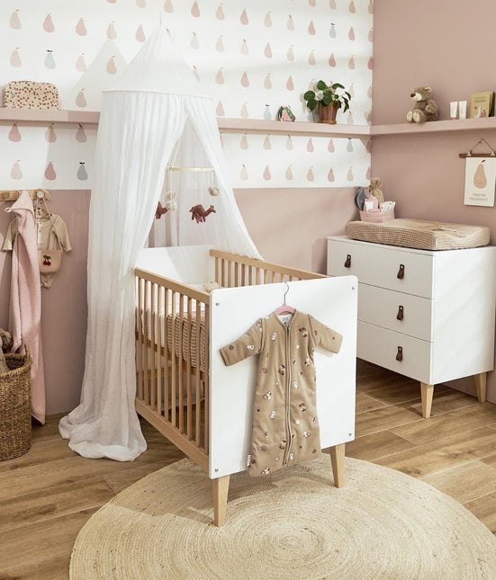 Meyco Baby Wafel Teddy Aankleedkussenhoes Sand 50x70cm - Meyco - Babywinkel - 4054703219333