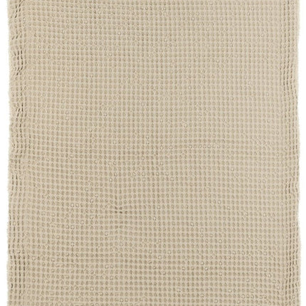 Meyco Baby Wafel Teddy Wiegdeken Sand 75x100cm - Meyco - Babywinkel - 4054703218336