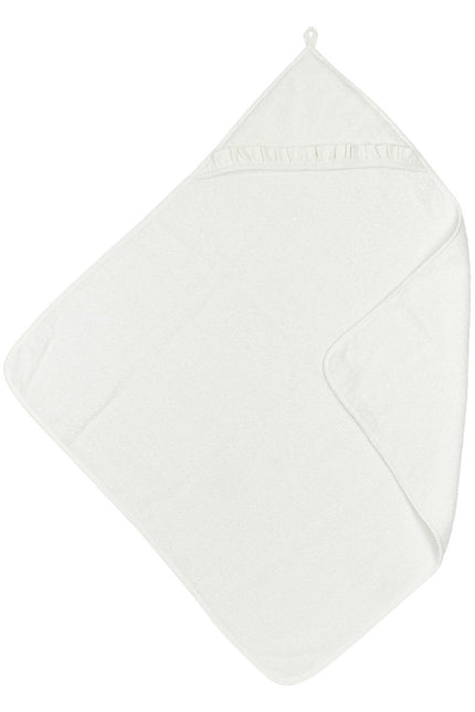 Meyco Badcape Baby Badstof Ruffle Offwhite koop je bij Babywinkel
