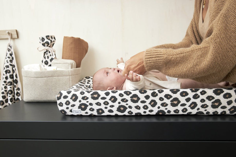 Meyco Commodemandje Medium Knit Basic Sand Melange - Meyco - Babywinkel - 4054703280203