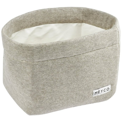 Meyco Commodemandje Small Knit Basic Sand Melange - Meyco - Babywinkel - 4054703230208