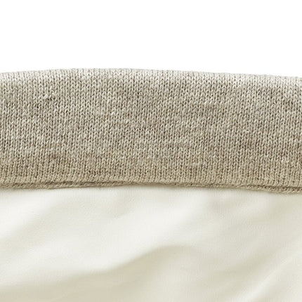 Meyco Commodemandje Small Knit Basic Sand Melange - Meyco - Babywinkel - 4054703230208