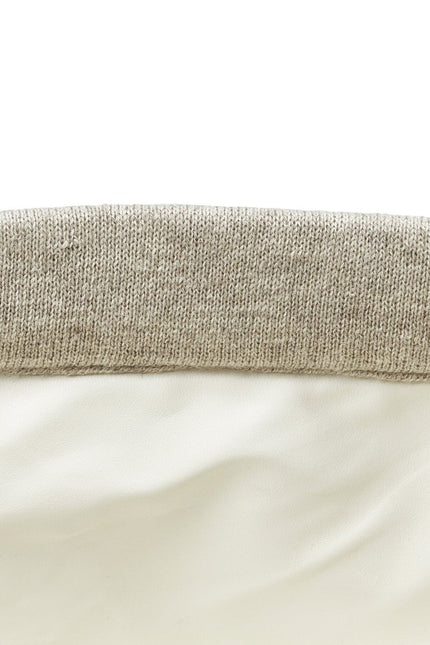Meyco Commodemandje Small Knit Basic Sand Melange - Meyco - Babywinkel - 4054703230208