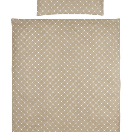 Meyco DekbedovertrekxMrs. Keizer 120X150cm Louis Taupe - Meyco - Babywinkel - 4054703436617