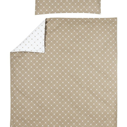 Meyco DekbedovertrekxMrs. Keizer 120X150cm Louis Taupe - Meyco - Babywinkel - 4054703436617