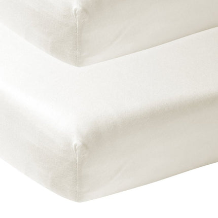 Meyco Hoeslaken Jersey 2St 40X80/90 Offwhite - Meyco - Babywinkel - 4054703632019