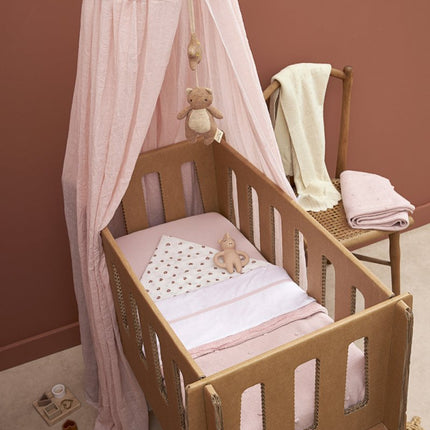Meyco Hoeslaken Jersey 2St 40X80/90 Soft Pink - Meyco - Babywinkel - 4054703532814