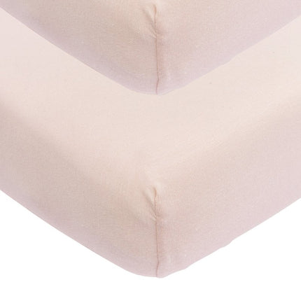 Meyco Hoeslaken Jersey 2St 40X80/90 Soft Pink - Meyco - Babywinkel - 4054703532814