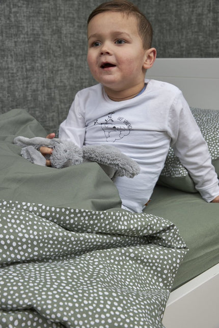 Meyco Hoeslaken Jersey 70X140/150 Forest Green - Meyco - Babywinkel - 4054703565324