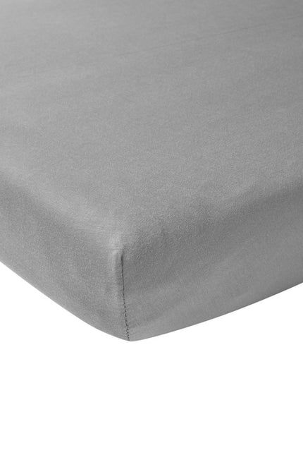 Meyco Hoeslaken Jersey 70X140/150 Grijs - Meyco - Babywinkel - 4054703565041