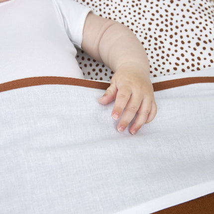 Meyco Hoeslaken Jersey Boxmatras 75X95 Cheetah Camel - Meyco - Babywinkel - 4054703566307