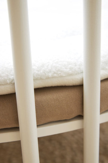 Meyco Hoeslaken Jersey Boxmatras Rond 90/95cm Taupe - Meyco - Babywinkel - 4054703566673