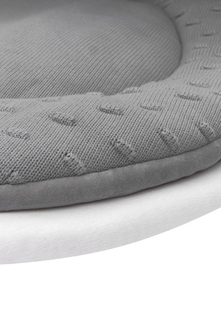 Meyco Hoeslaken Jersey Boxmatras Rond 90/95cm Wit - Meyco - Babywinkel - 4054703566604