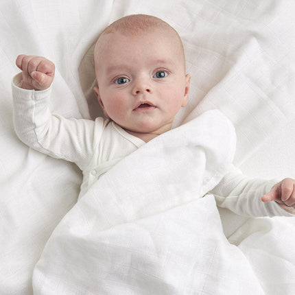 Meyco Hydrofiele Doek 2St Wit koop je bij Babywinkel