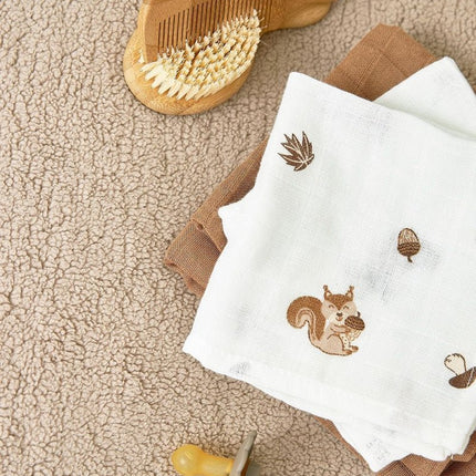 Meyco Hydrofiele Doek Animals 3 - Pack Toffee 70X70cm - Meyco - Babywinkel - 4054703152043