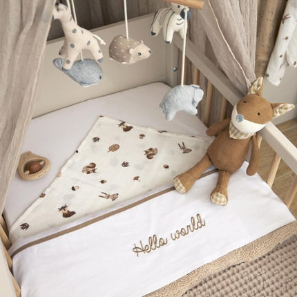 Meyco Hydrofiele Doek Animals 3 - Pack Toffee 70X70cm - Meyco - Babywinkel - 4054703152043