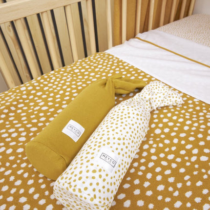Meyco Kruikenzak 2St Basic Jersey Cheetah Honey Gold - Meyco - Babywinkel - 4054703882377
