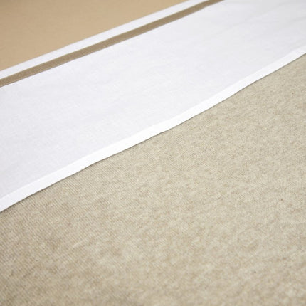 Meyco Ledikantdeken Knit Basic Sand Melange - Meyco - Babywinkel - 4054703530209
