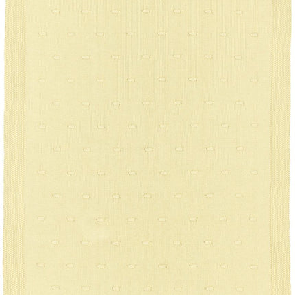 Meyco Ledikantdeken Knots Soft Yellow - Meyco - Babywinkel - 4054703275544