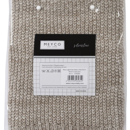 Meyco Ledikantdeken Relief Mixed Zand - Meyco - Babywinkel - 4054703530810