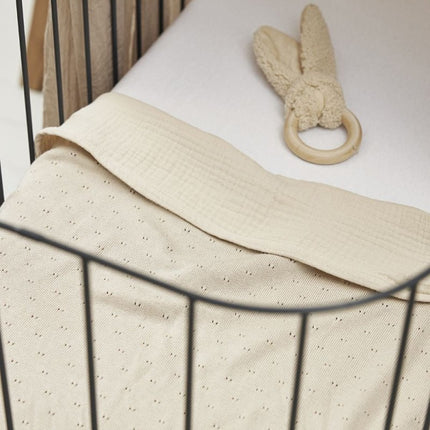 Meyco Ledikantlaken Soft Sand 100X150cm - Meyco - Babywinkel - 4054703164626