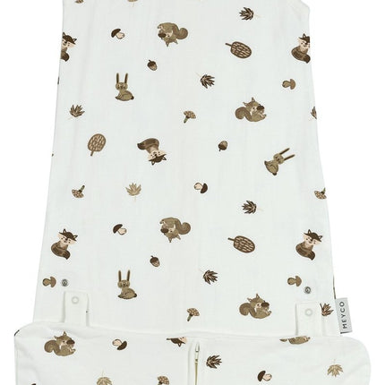 Meyco Slaapzak Baby 4 Seizoenen Sand Forest Animals - Meyco - Babywinkel - 4054703182163